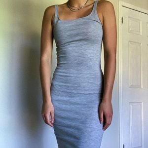 Fitted grey Zara dress